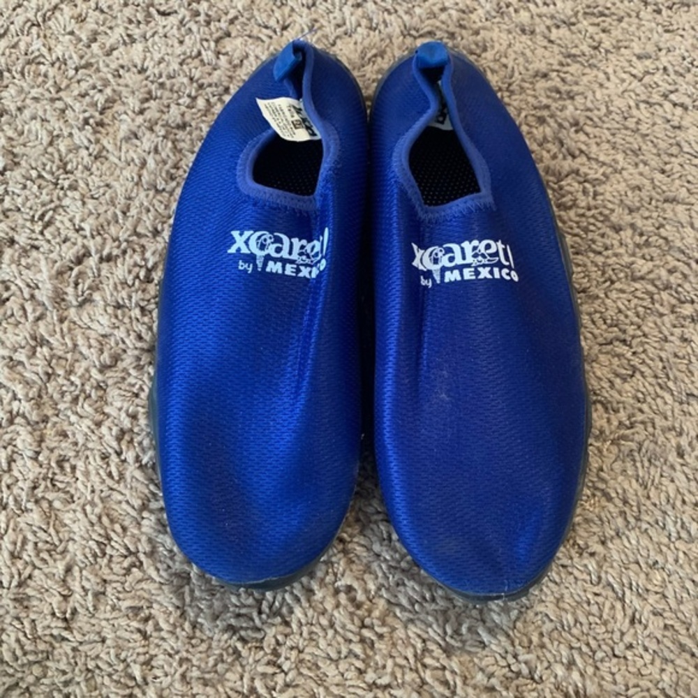 Xcaret Mexico Swim Water Shoes Blue
